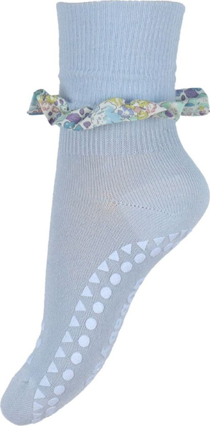 Sokker med Antiskli - Bambus/Liberty - Sky Blue/Michell - - 23/26 - Sokker