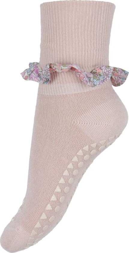 Sokker med Antiskli - Bambus/Liberty - Soft Rosa/Michel - - 17/19 - Sokker