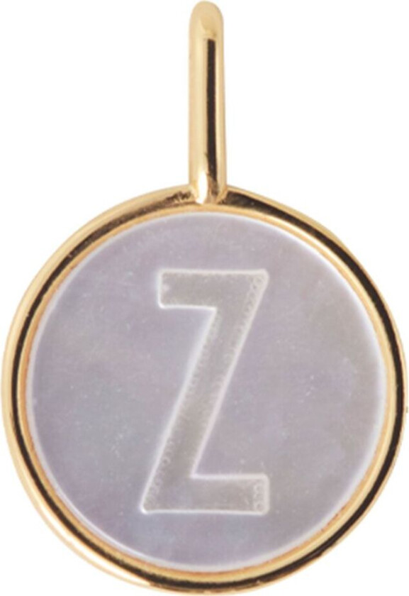 Anheng Til Halskjede - Z - Pearl Gold - - OneSize - Smykker