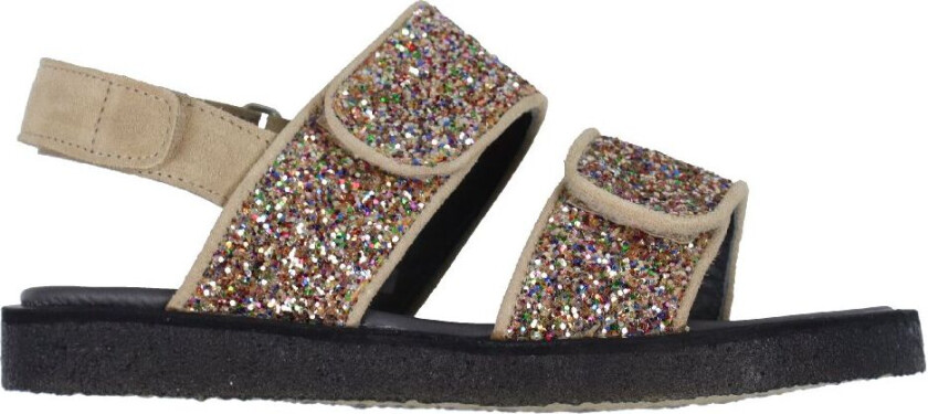 Sandal - Sand m. Glitter - - 34 - Sandals