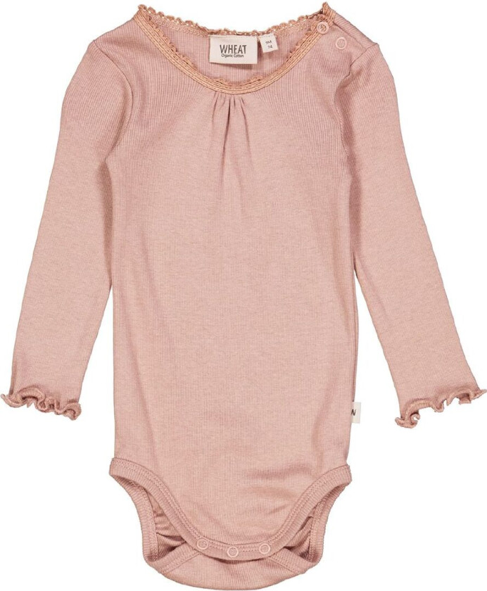 Body L/æ - Rib - Lace - Rose Dawn - - 68 - Langermet Body