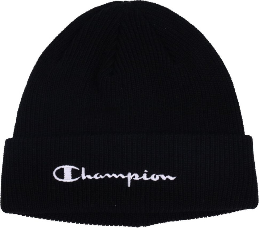 Lue - Strikk - Junior - 2-lags - Svart - - OneSize - Lue