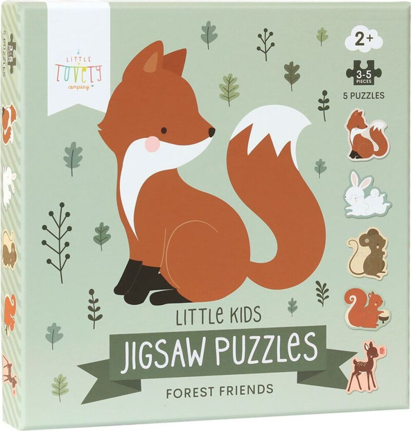 Puslespill - 5-I-1 - Forest Friends - - OneSize - Puslespill