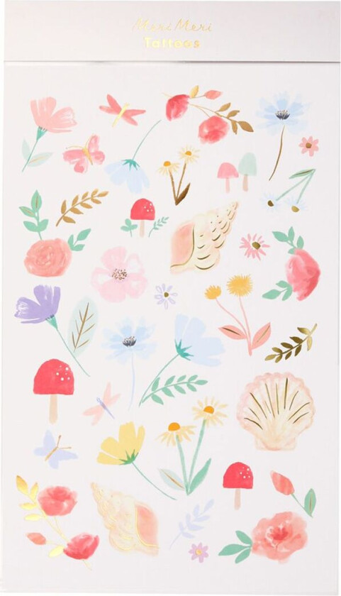 Tatoveringer - Large - Floral - - OneSize - Tatoveringer