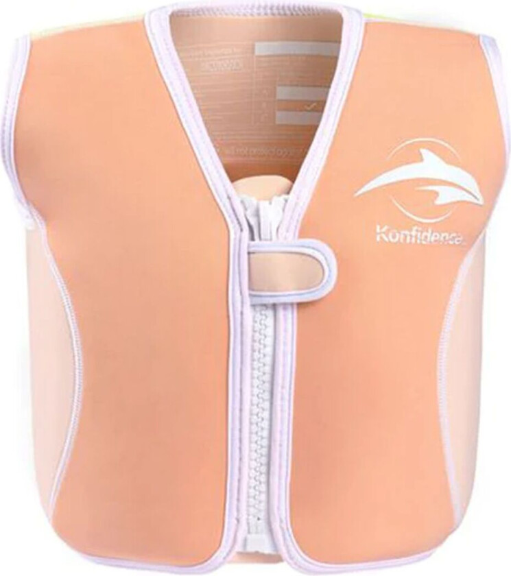 Svømmevest - UV50+ - Rose/Gul - - 1½-3 år (86-98) - Svømmevest