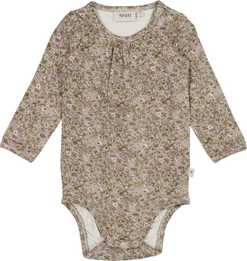 Body L/æ - Liv - Fossile blomster - - 68 - Langermet Body