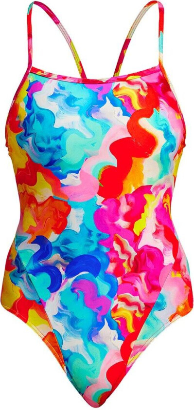 Badedrakt - UV50+ - Singel Strap - Rotete Monet - - 18-20 år - Badetøy