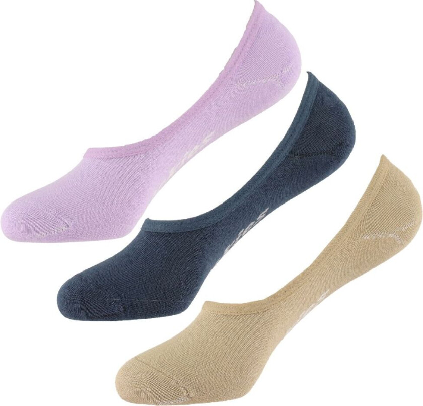 Sokker - 3-pack - Invisible - Lilla/Blå/Sand - - 43/46 - Sokker