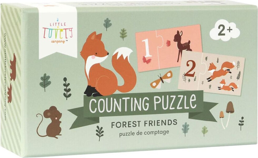 Lær Og Telle Puslespill 1-10 - Forest Fr - - OneSize - Puslespill