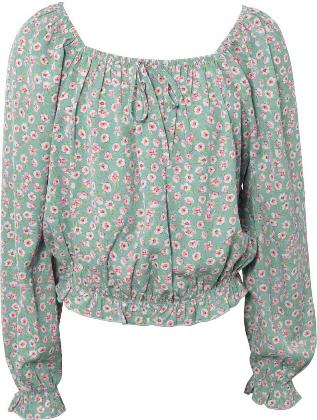Genser - Flower - Grønn - - 14 år (164) - Genser