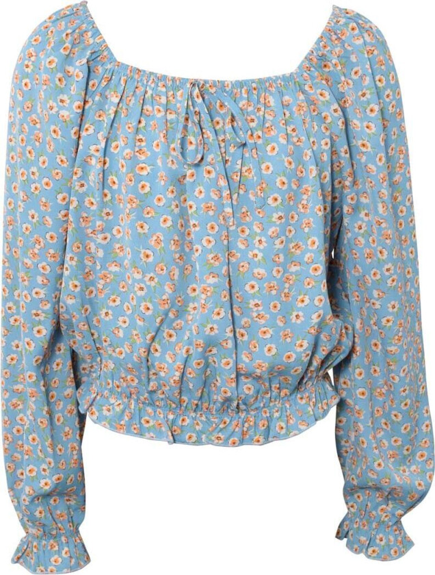 Genser - Flower - Sky Blue - - 14 år (164) - Genser