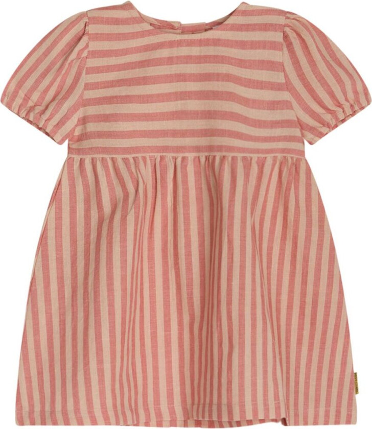 Kjole - Kayse - Paprika m. Striper - - 68 - Kjole