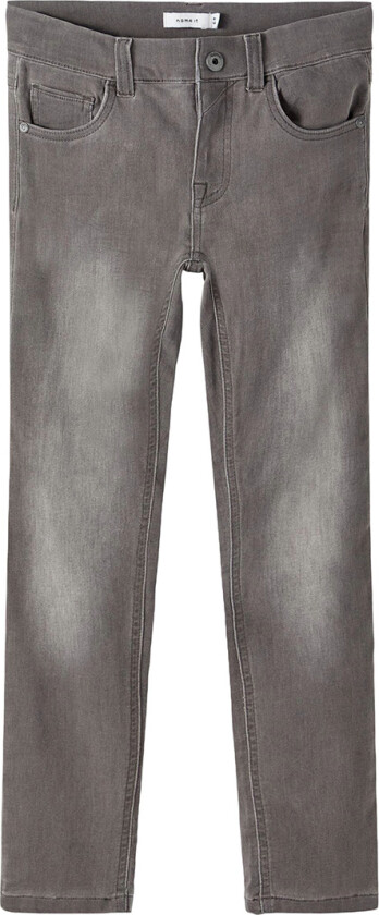 Jeans - NkmTheo Noos - Medium+ Grey Denim - - 2 år (92) - Jeans