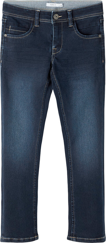 Jeans - NkmSilas - Noos - Dark Blue Denim - - 5 år (110) - Jeans