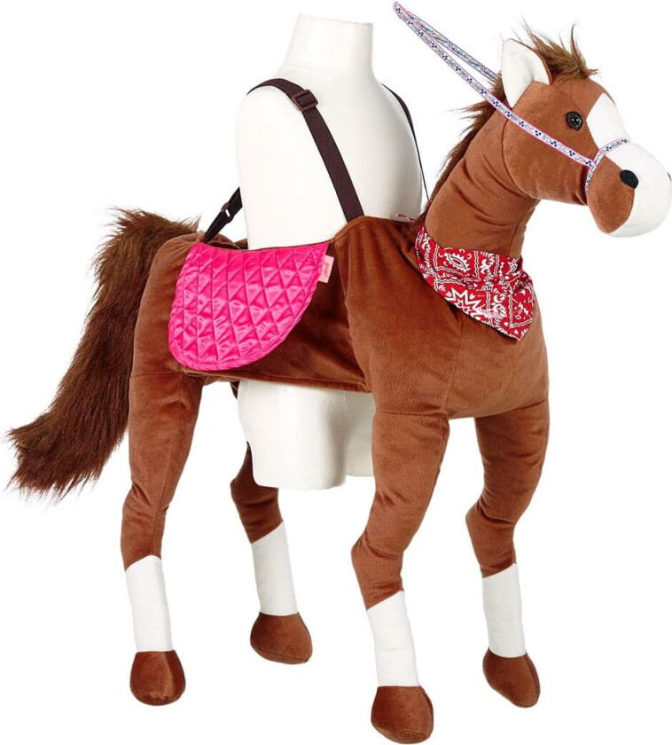 Kostymer - Ride På Horse - - 5-6 år (110-116) - Kostymer