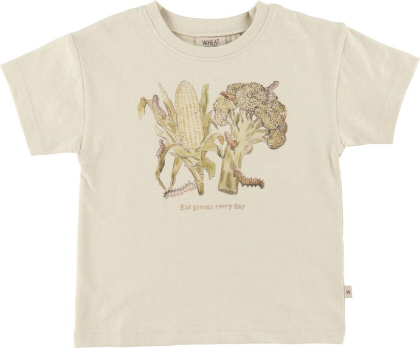 T-skjorte - Grønt - kritt - - 7 år (122) - T-skjorte