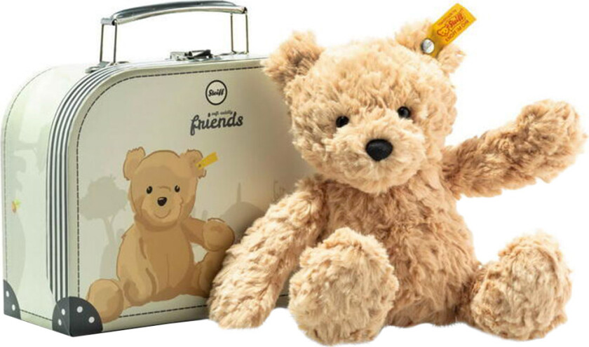 Bilde av Kosedyr - 25 cm. - Jimmy Teddy Bear - I koffert - Light - - OneSize - Kosedyr