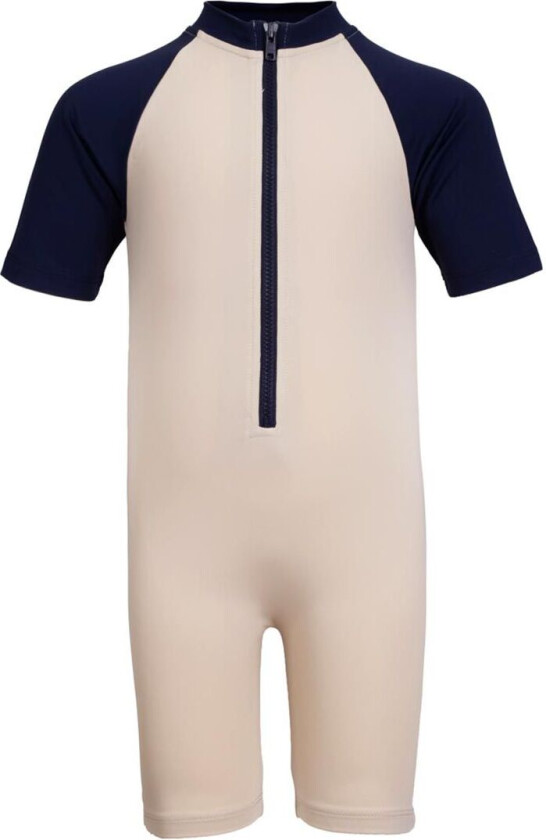 Badedrakt - Multi Farge - UV50+ - Latte/Blue - - 2-3 år (92-98) - Badetøy