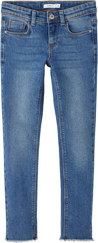 Jeans - Noos - NkfPolly - Medium+ Blue Denim - - 14 år (164) - Jeans