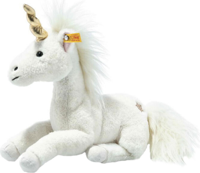 Kosedyr - 27 cm - Unicorn - White - - OneSize - Kosedyr