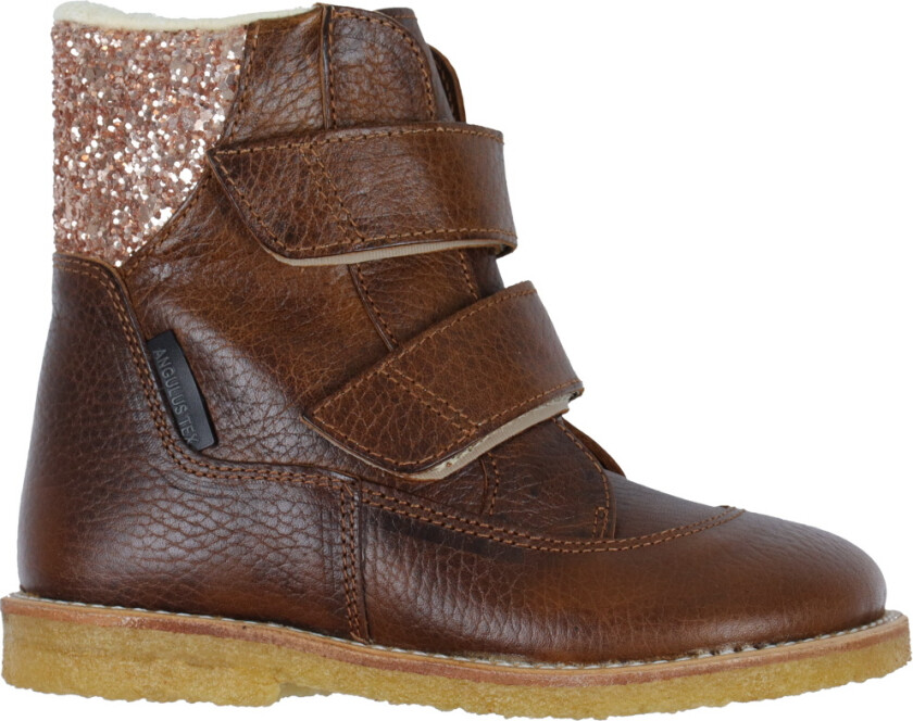 Vintersko - Tex - Cognac m. Fôr/Borrelås - - 29 - Vinterstøvler