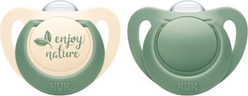 Smokker - For Nature - 2-pack - Grønn - - 0-6 md - Smokk