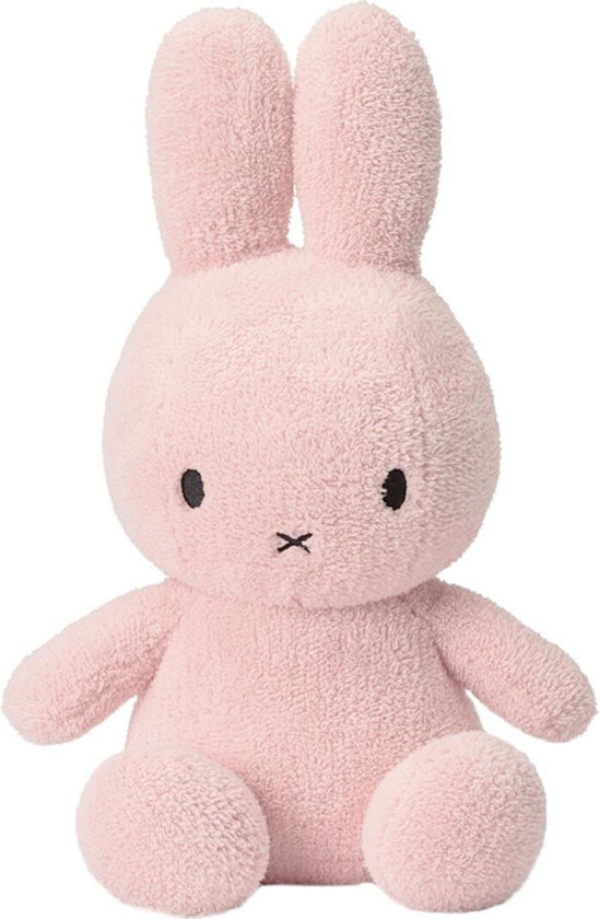 Kosedyr - 33 cm - Miffy Sittende - Terry Light Pink - - OneSize - Kosedyr