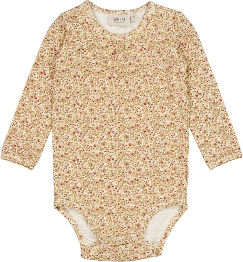 Body L/æ - Liv - Eggeskallblomster - - 68 - Langermet Body