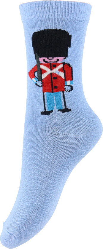 Sokker - DaneDanmark - Lt Blue Soldat - - 7-12 år (122-152) - Sokker