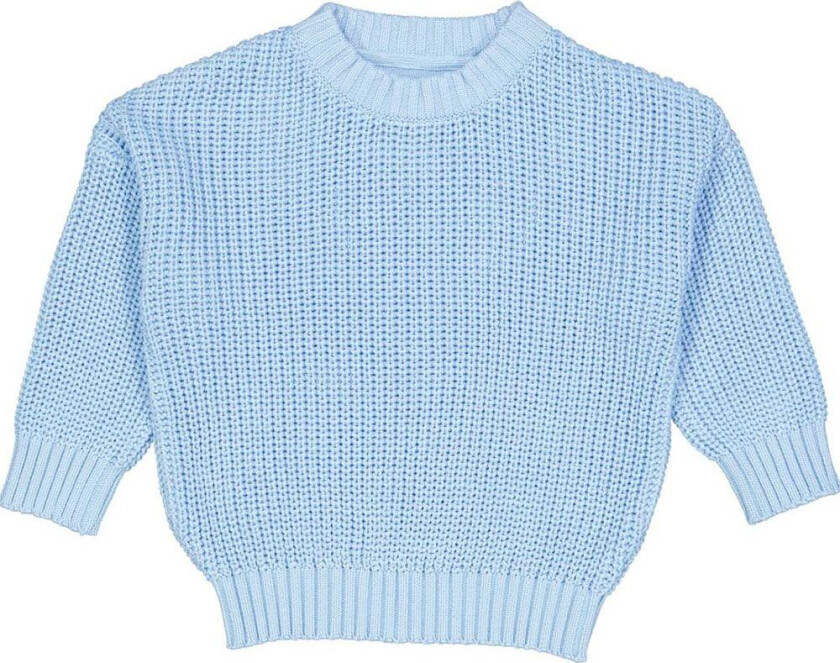 Genser - Strikk - Konfettikknit 1.0 - Blue Blossom - - 5-6 år (110-116) - Genser