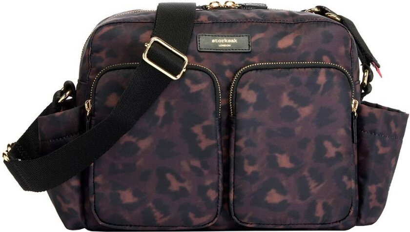 Barnevognsbag - Black/Leopard - - OneSize - Veske