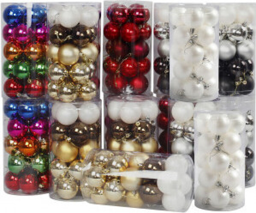 Julekule, dia. 6 cm, Innhold kan variere , 24x20 stk./ 1 pk.