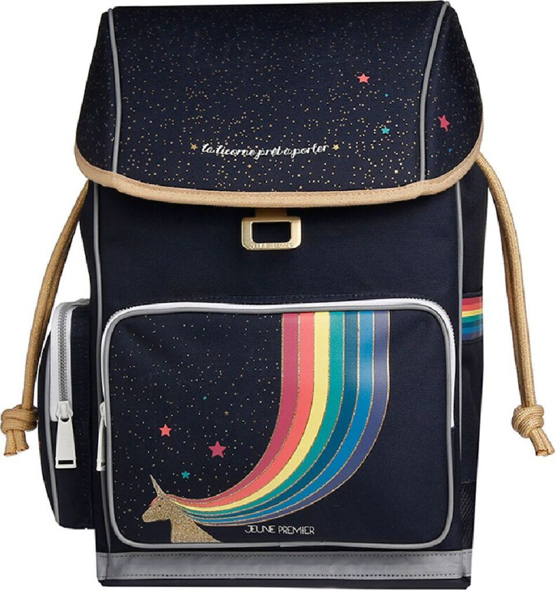 Ung Premier Skolesekk - Unicorn Gold - Jeune Premier - OneSize - Skolesekk