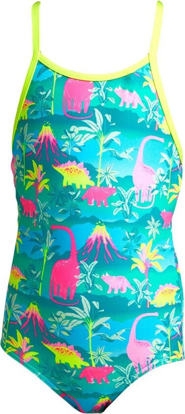 Badedrakt - UV50+ - Trykt One - Forhistorisk Party - - 1½ år (86) - Badetøy