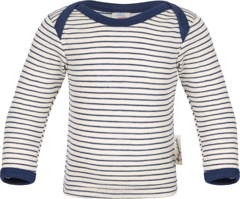 Genser - Ull/Silke - Natural/Navy Blue - - 74/80 - Genser