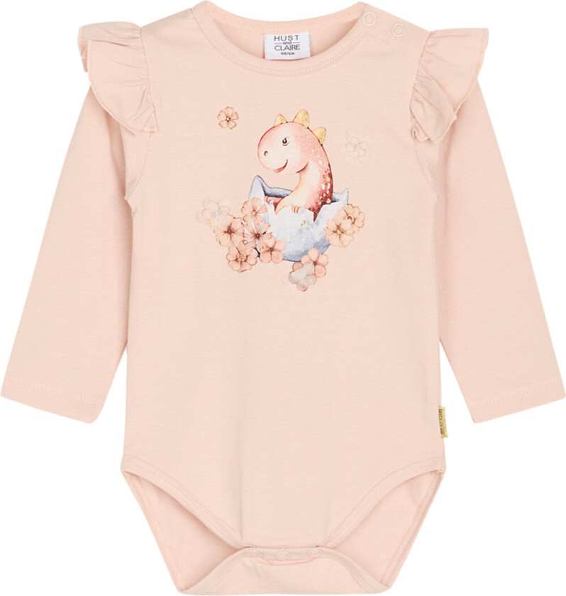 Body L/æ - Bri - Peach Dust - - 1½ år (86) - Langermet Body