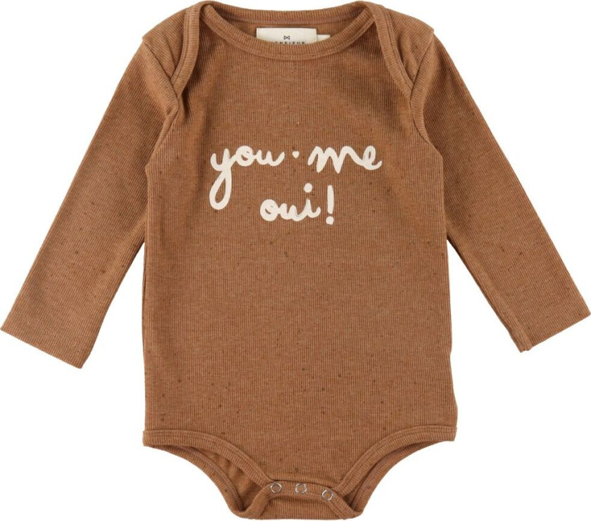 Body L/æ - You Me Oui - Mandel Melange - - 6-9 md - Langermet Body