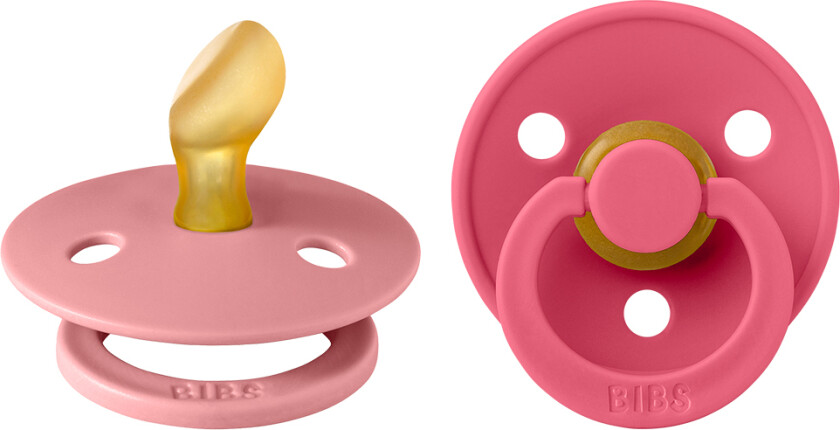 Colour Smokker - 2-pack - Str. 2 - Anatomisk - Dusty Pink/K - - OneSize - Smokk