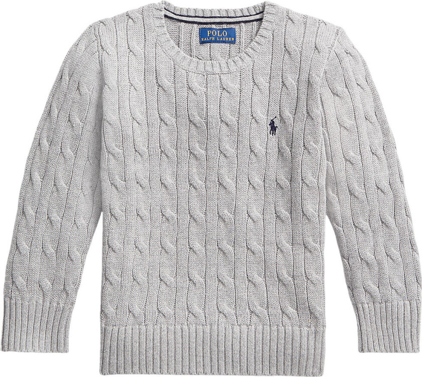 Genser - Strikk - Grå Melert - - 18-20 år - Genser