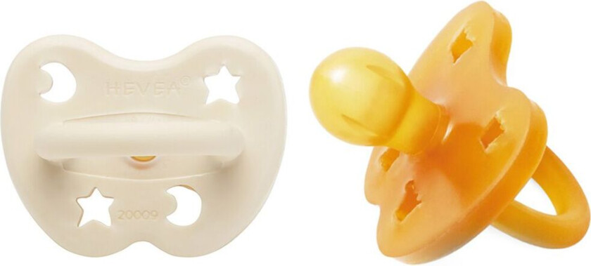 Smokk - 3-36 Md. - 2-pack - Naturgummi - Milky White & Nig - - OneSize - Smokk