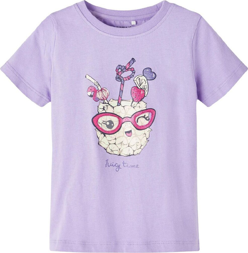 T-skjorte - NmfDenice - Sand Verbena - - 1 år (80) - T-skjorte