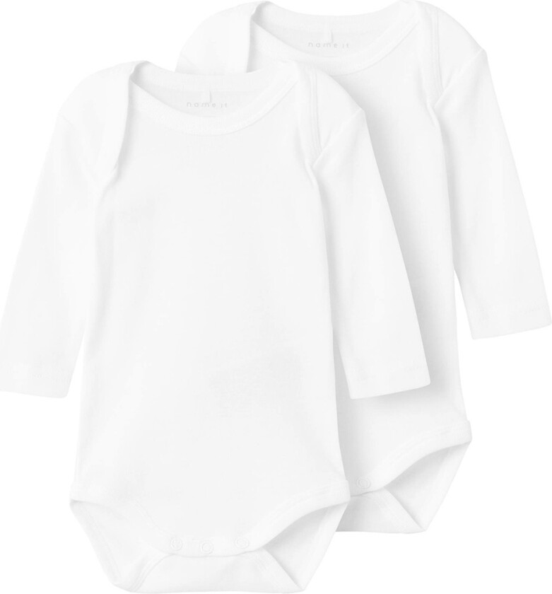 Body L/æ - Noos - NbnBody - 2-pack - Bright White - - 62 - Langermet Body