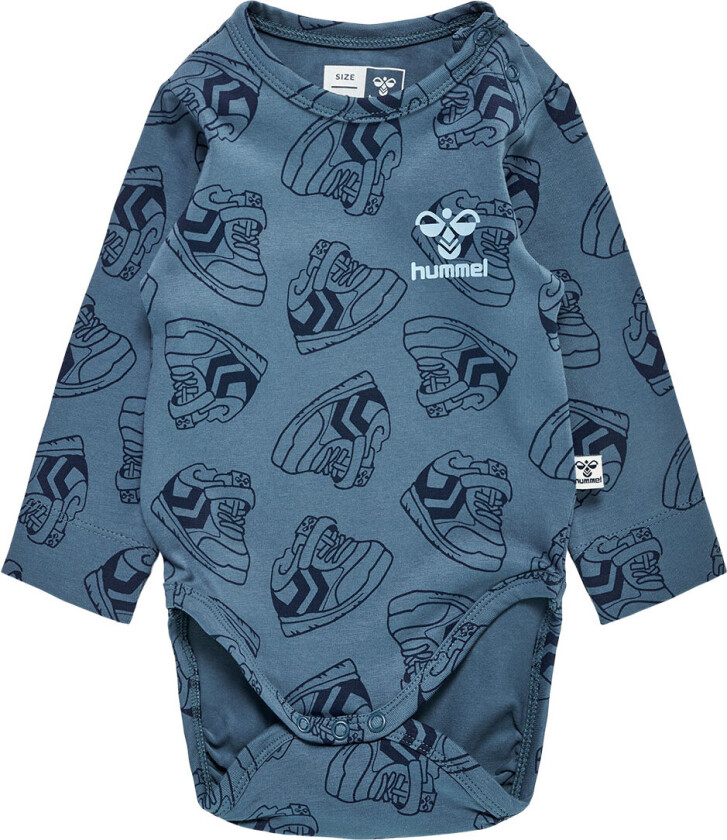 Body L/æ - hmlSneaker - Bering Sea - - 1½ år (86) - Langermet Body