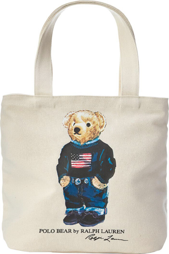 Polo Ralph Lauren Shopper - Hvit m. Kosedyr - Polo Ralph Lauren Acc - OneSize - Veske