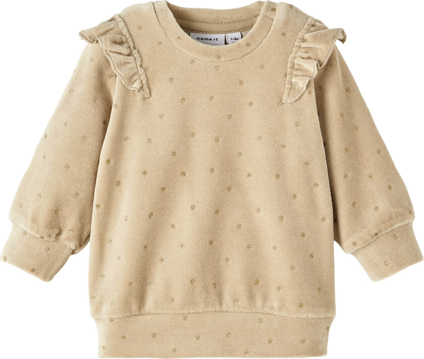 Genser - NbfNoya - Velur - Oxford Tan - - 56 - Genser