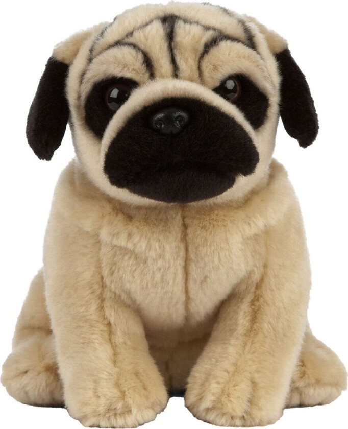 Kosedyr - 21x10 cm - Mops - Gylden - - OneSize - Kosedyr