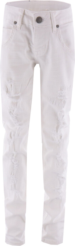 Jeans - Pipe Rippet - Hvit Denim - - 14 år (164) - Jeans