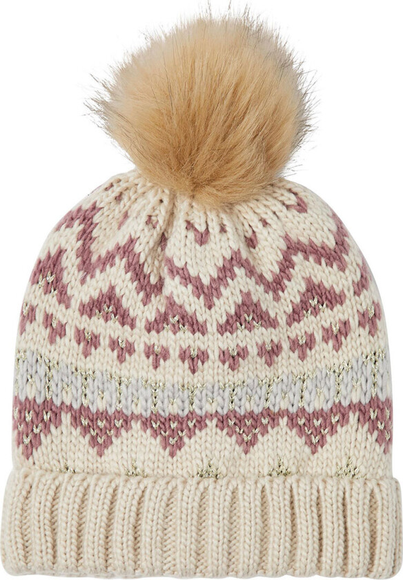 Beanie - Strikk - NkfMilla - Moonbeam - - 52-53 cm - Lue