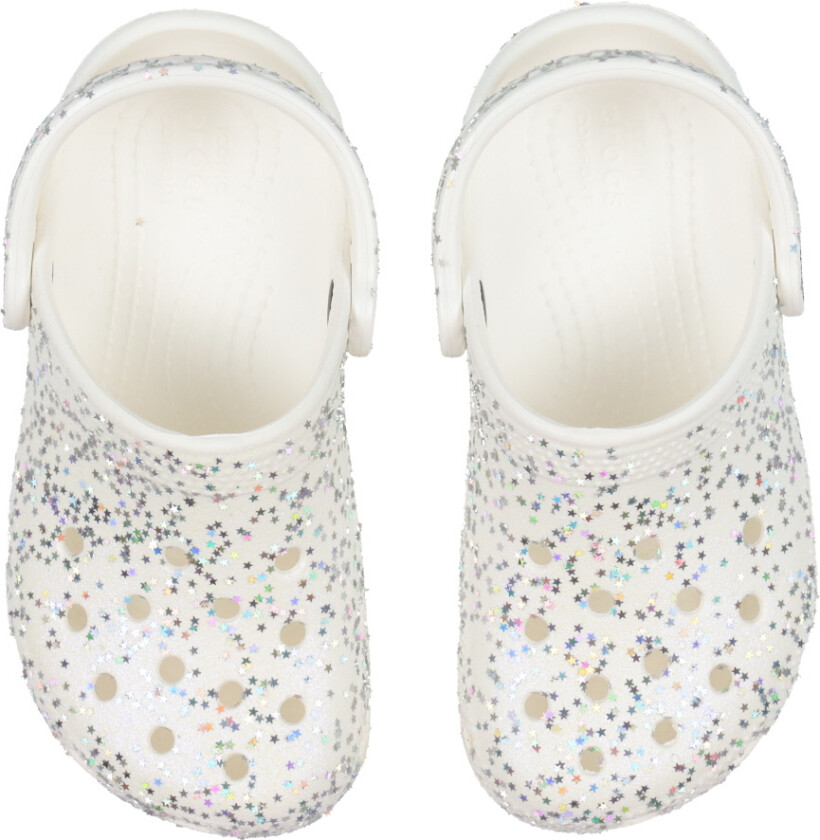 Sandaler - Classic Starry Glitter Clog K - Hvit - - 33/34 - Sandals