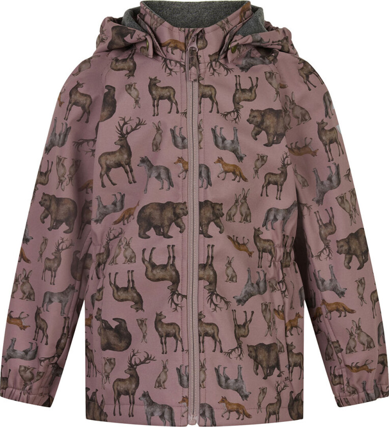 Softshell Jakke m. Fleece - Resirkulert - Zoo - Twilig - - 3 år (98) - Softshell